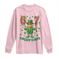 67 Basketball St Patricks Day Long Sleeve Shirt Funny Six Seven Leprechaun Meme