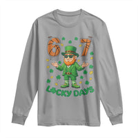 67 Basketball St Patricks Day Long Sleeve Shirt Funny Six Seven Leprechaun Meme