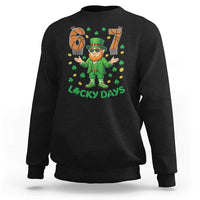 67 Basketball St Patricks Day Sweatshirt Funny Six Seven Leprechaun Meme