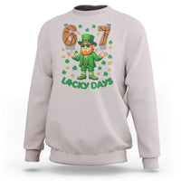 67 Basketball St Patricks Day Sweatshirt Funny Six Seven Leprechaun Meme