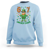 67 Basketball St Patricks Day Sweatshirt Funny Six Seven Leprechaun Meme
