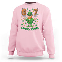 67 Basketball St Patricks Day Sweatshirt Funny Six Seven Leprechaun Meme