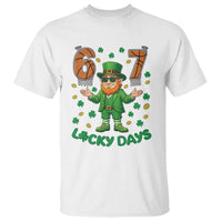 67 Basketball St Patricks Day T Shirt Funny Six Seven Leprechaun Meme
