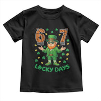 67 Basketball St Patricks Day Toddler T Shirt Funny Six Seven Leprechaun Meme
