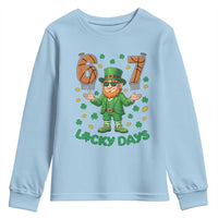 67 Basketball St Patricks Day Youth Sweatshirt Funny Six Seven Leprechaun Meme