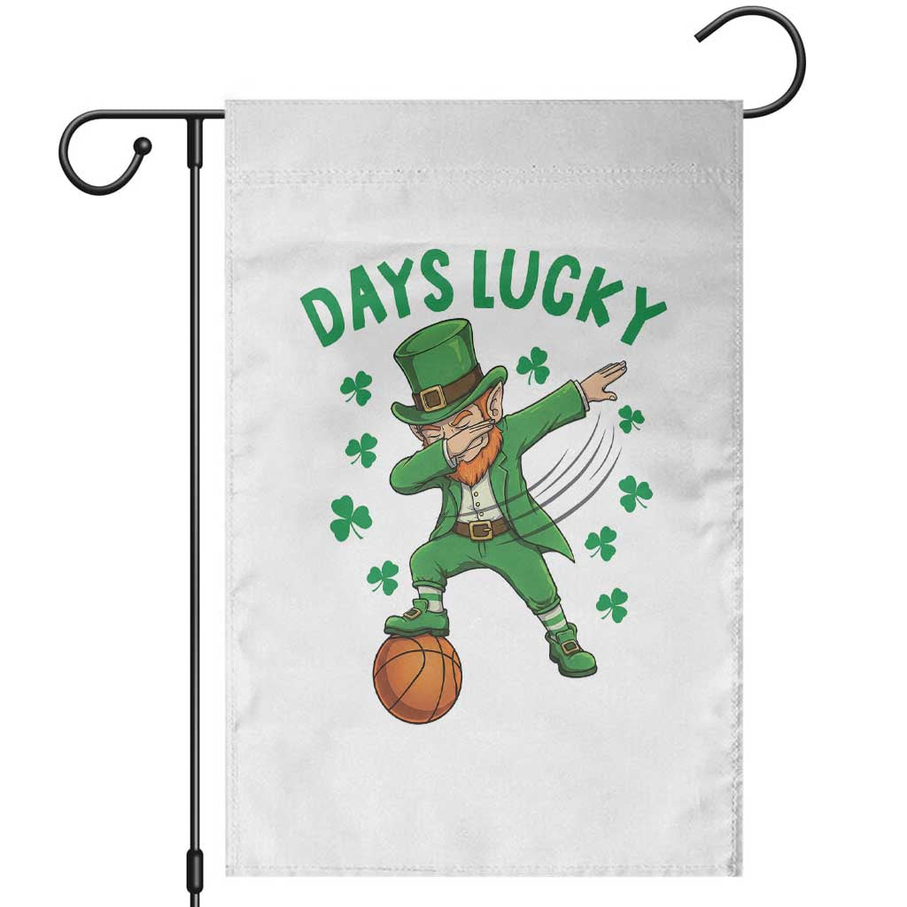 Funny Dabbing Leprechaun St Patricks Day Garden Flag Days Lucky