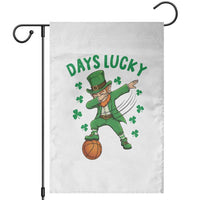 Funny Dabbing Leprechaun St Patricks Day Garden Flag Days Lucky