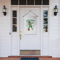 Funny Dabbing Leprechaun St Patricks Day Garden Flag Days Lucky
