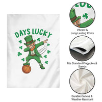 Funny Dabbing Leprechaun St Patricks Day Garden Flag Days Lucky