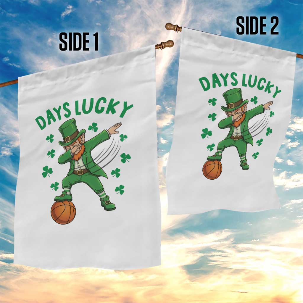 Funny Dabbing Leprechaun St Patricks Day Garden Flag Days Lucky