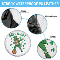 Funny Dabbing Leprechaun St Patricks Day Spare Tire Cover Days Lucky