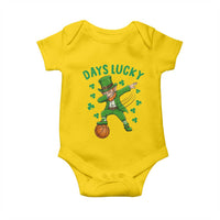 Funny Dabbing Leprechaun St Patricks Day Baby Onesie Days Lucky