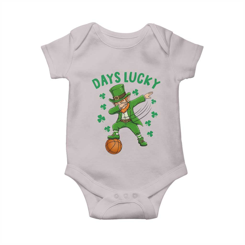 Funny Dabbing Leprechaun St Patricks Day Baby Onesie Days Lucky