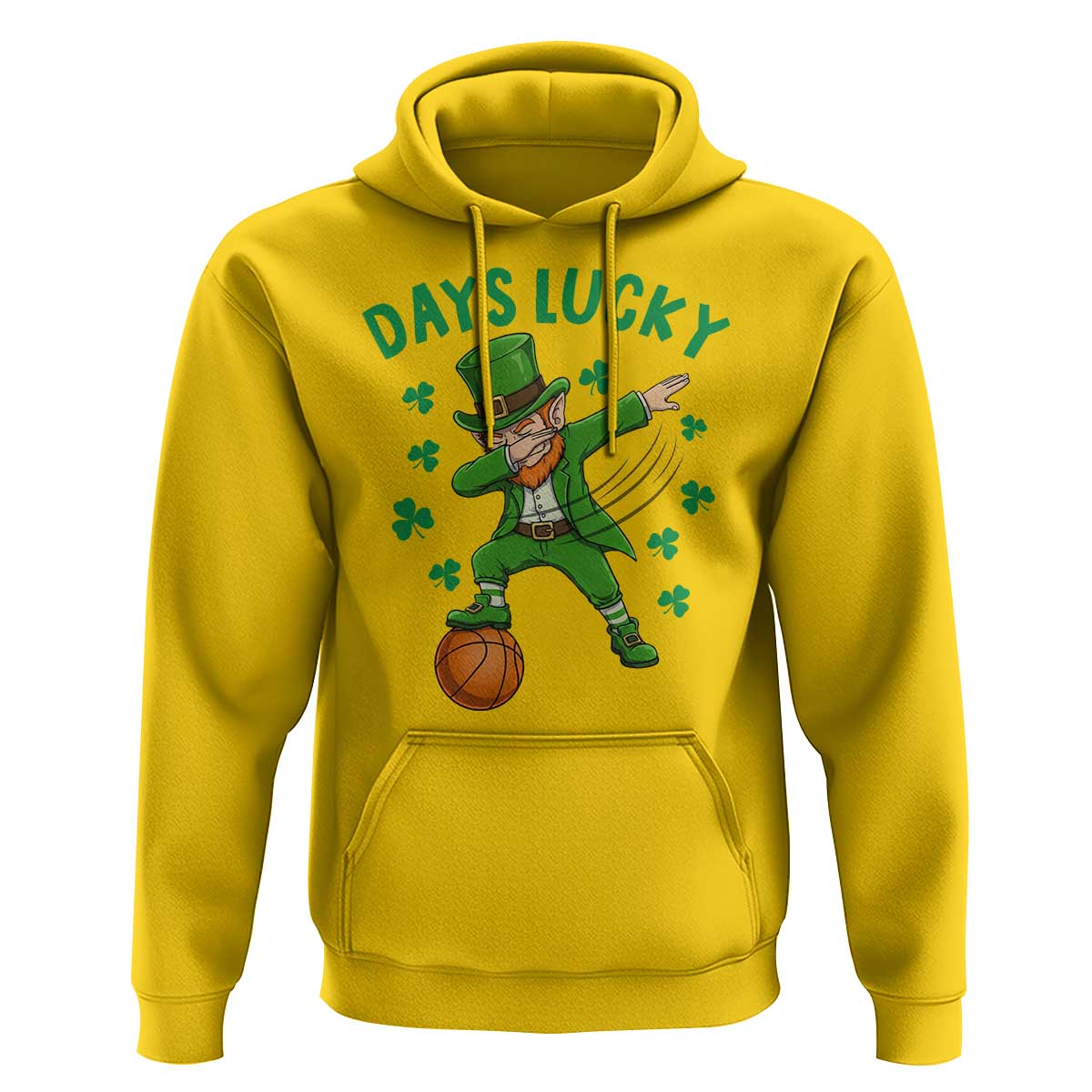 Funny Dabbing Leprechaun St Patricks Day Hoodie Days Lucky