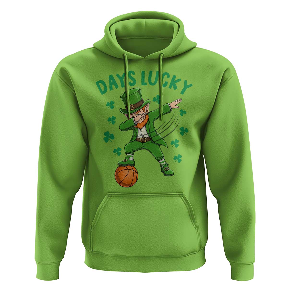 Funny Dabbing Leprechaun St Patricks Day Hoodie Days Lucky