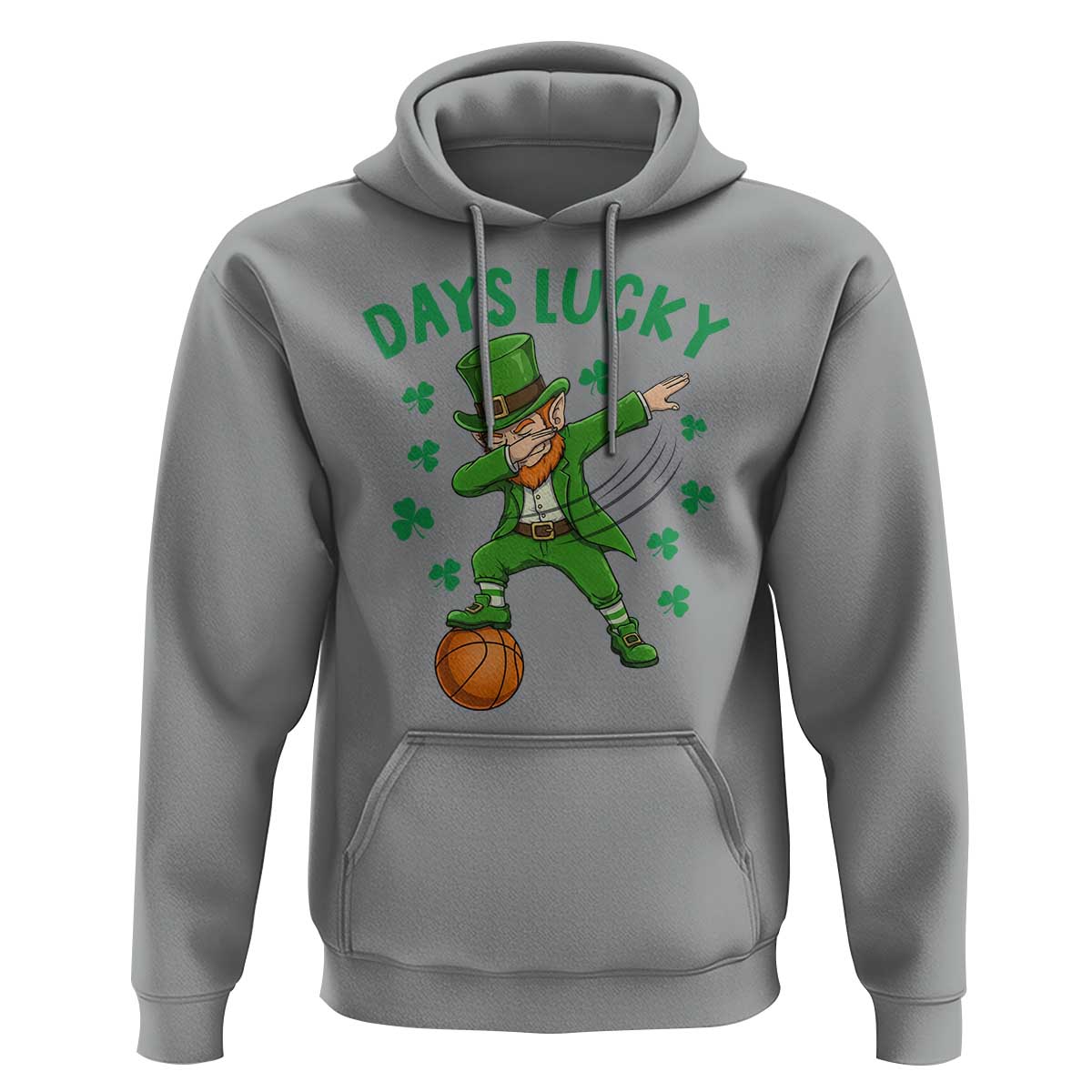 Funny Dabbing Leprechaun St Patricks Day Hoodie Days Lucky