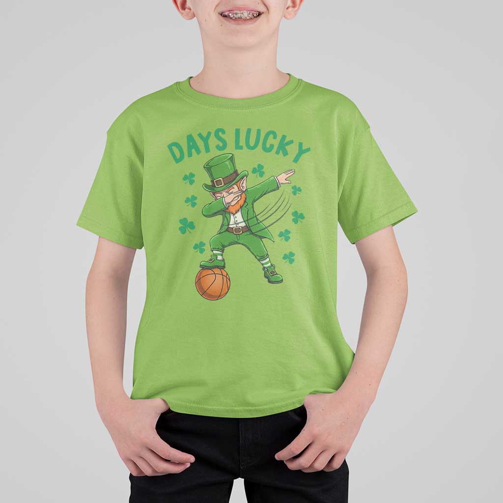 Funny Dabbing Leprechaun St Patricks Day T Shirt For Kid Days Lucky