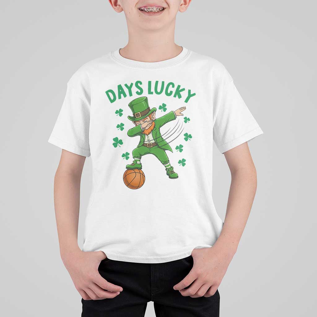 Funny Dabbing Leprechaun St Patricks Day T Shirt For Kid Days Lucky