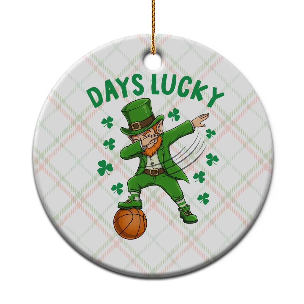 Funny Dabbing Leprechaun St Patricks Day Ceramic Ornament Days Lucky