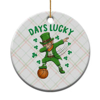 Funny Dabbing Leprechaun St Patricks Day Ceramic Ornament Days Lucky