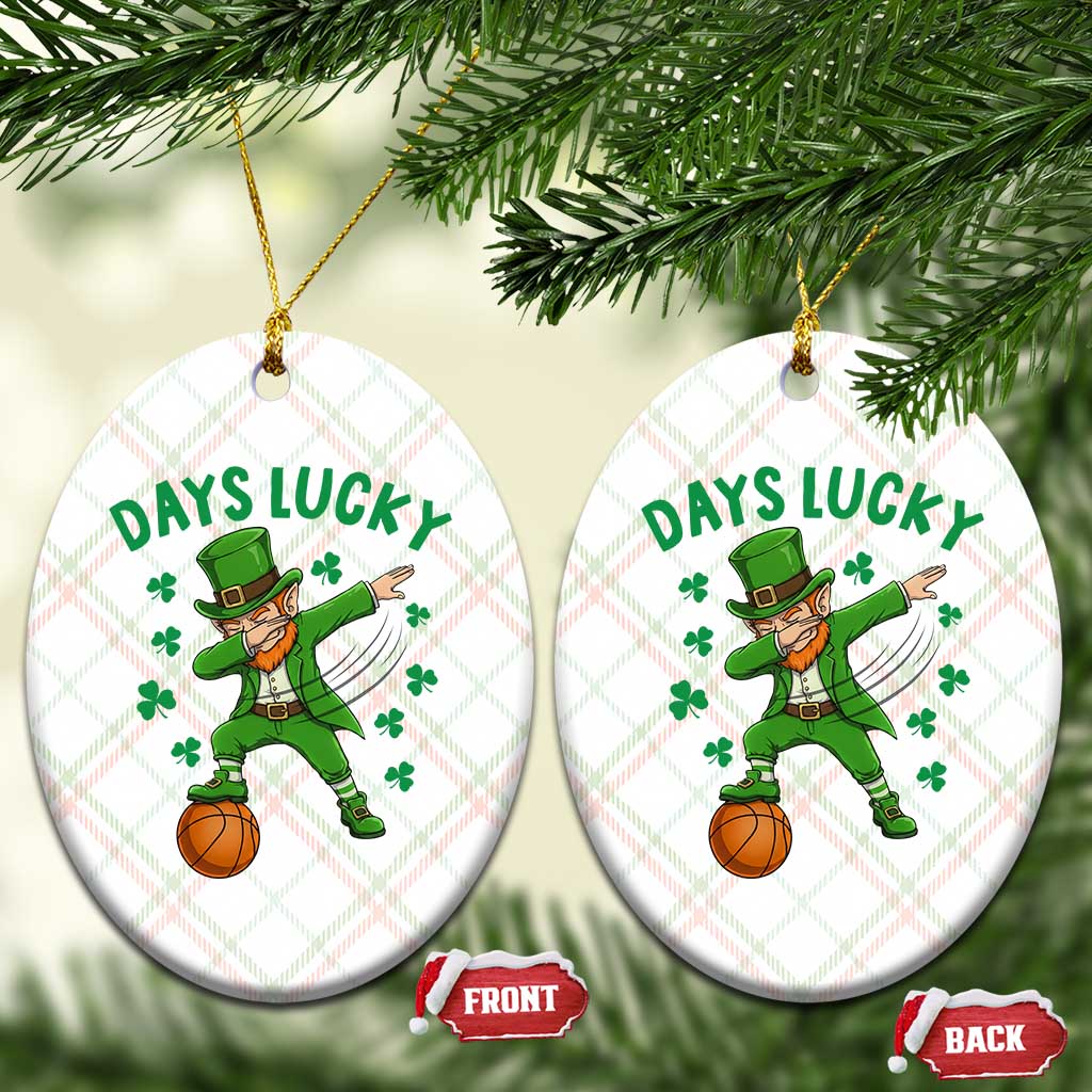 Funny Dabbing Leprechaun St Patricks Day Ceramic Ornament Days Lucky