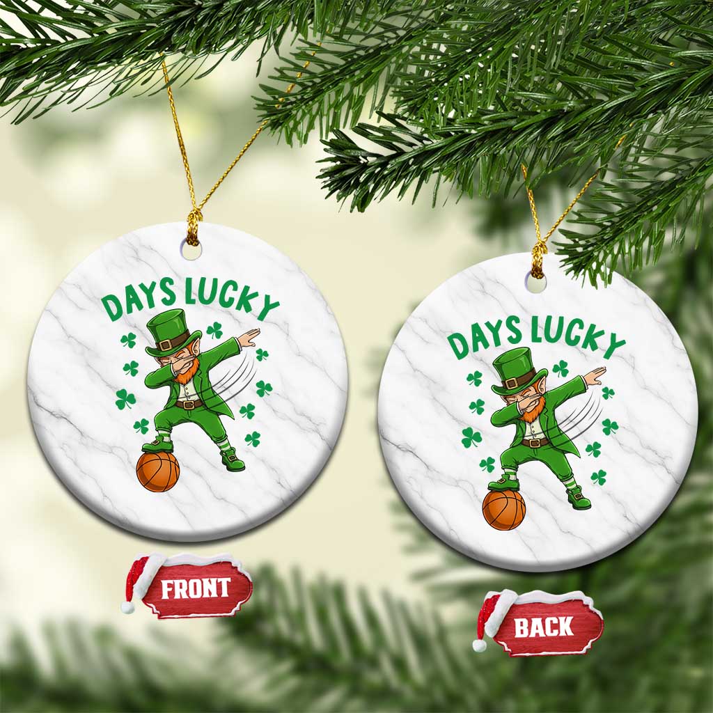 Funny Dabbing Leprechaun St Patricks Day Ceramic Ornament Days Lucky