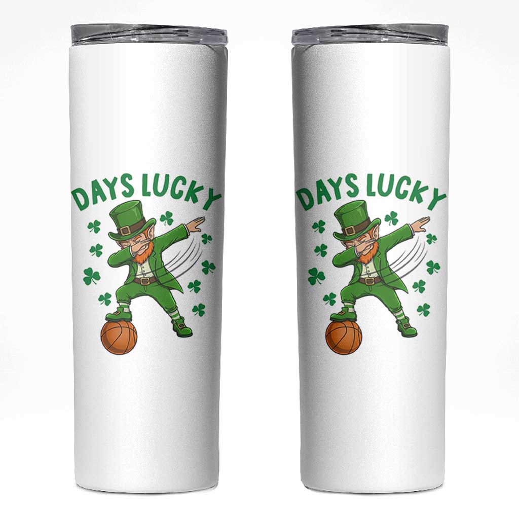 Funny Dabbing Leprechaun St Patricks Day Skinny Tumbler Days Lucky