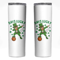 Funny Dabbing Leprechaun St Patricks Day Skinny Tumbler Days Lucky