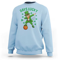 Funny Dabbing Leprechaun St Patricks Day Sweatshirt Days Lucky
