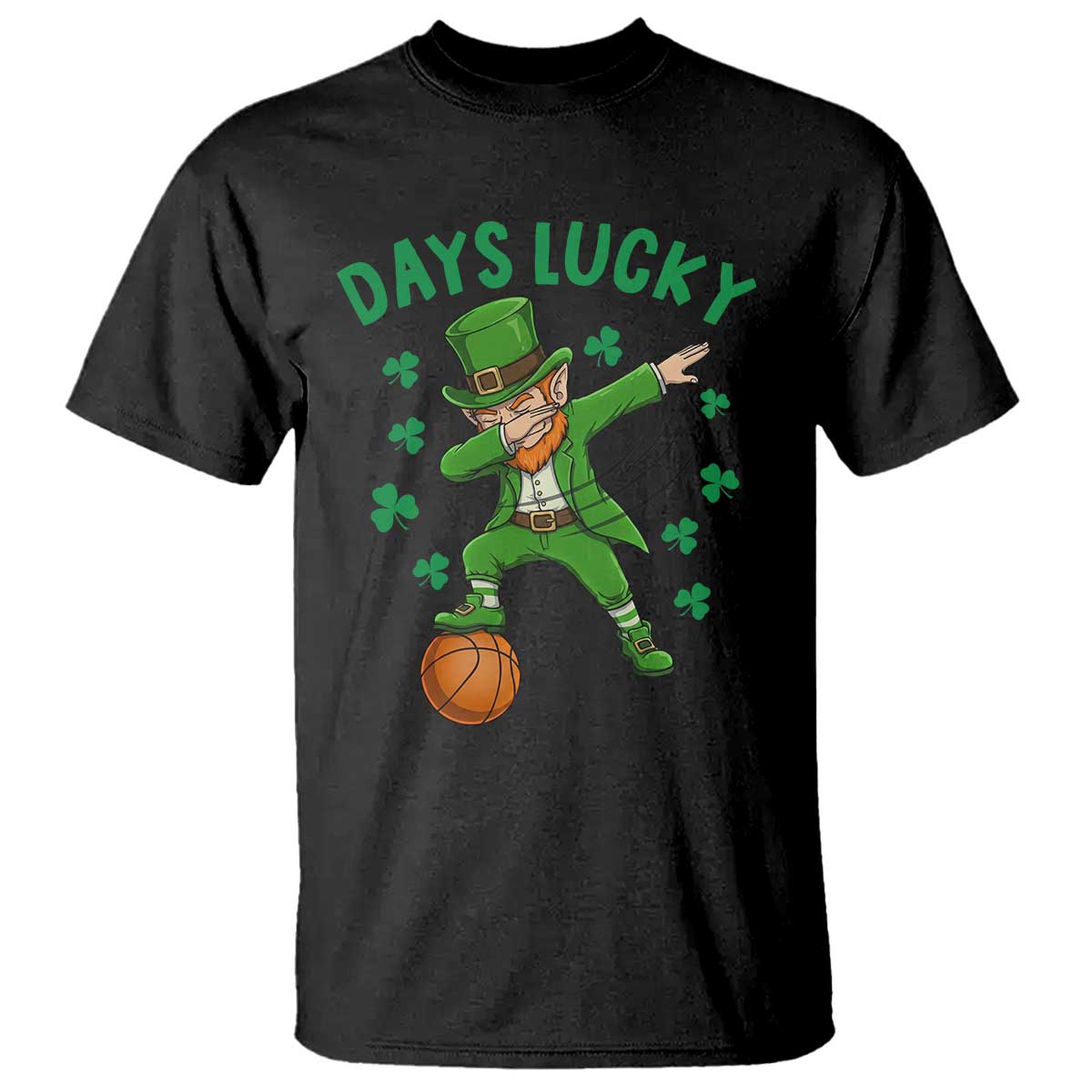 Funny Dabbing Leprechaun St Patricks Day T Shirt Days Lucky