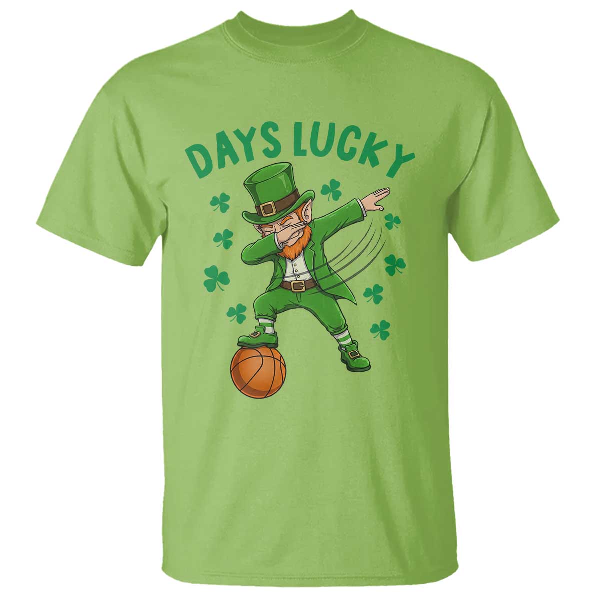 Funny Dabbing Leprechaun St Patricks Day T Shirt Days Lucky