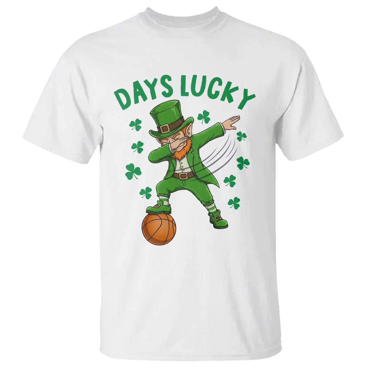 Funny Dabbing Leprechaun St Patricks Day T Shirt Days Lucky