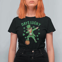 Funny Dabbing Leprechaun St Patricks Day T Shirt For Women Days Lucky