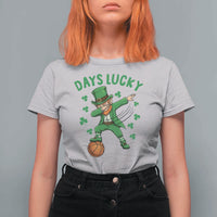 Funny Dabbing Leprechaun St Patricks Day T Shirt For Women Days Lucky