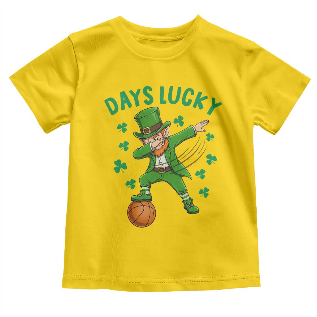 Funny Dabbing Leprechaun St Patricks Day Toddler T Shirt Days Lucky