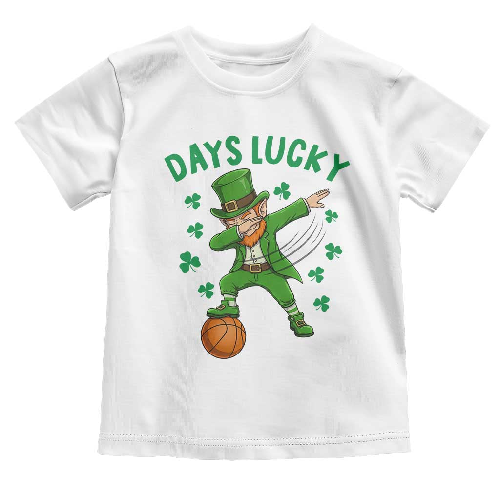 Funny Dabbing Leprechaun St Patricks Day Toddler T Shirt Days Lucky