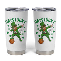 Funny Dabbing Leprechaun St Patricks Day Tumbler Cup Days Lucky
