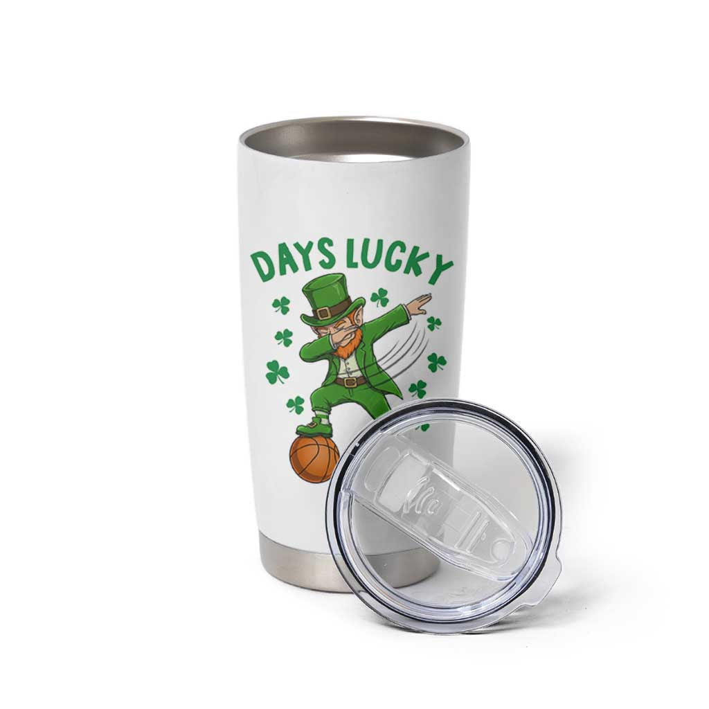 Funny Dabbing Leprechaun St Patricks Day Tumbler Cup Days Lucky