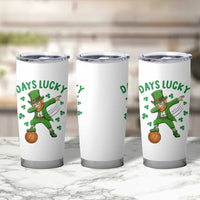Funny Dabbing Leprechaun St Patricks Day Tumbler Cup Days Lucky