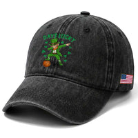 Funny Dabbing Leprechaun St Patricks Day Washed Cotton Baseball Cap Days Lucky