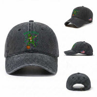 Funny Dabbing Leprechaun St Patricks Day Washed Cotton Baseball Cap Days Lucky