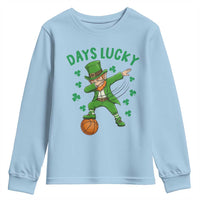 Funny Dabbing Leprechaun St Patricks Day Youth Sweatshirt Days Lucky