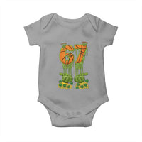 67 Basketball St Patricks Day Baby Onesie Funny Six Seven Gen Alpha Meme Drip