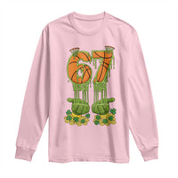 67 Basketball St Patricks Day Long Sleeve Shirt Funny Six Seven Gen Alpha Meme Drip