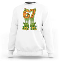 67 Basketball St Patricks Day Sweatshirt Funny Six Seven Gen Alpha Meme Drip