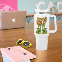 67 Basketball St Patricks Day Tumbler With Handle Funny Six Seven Gen Alpha Meme Drip