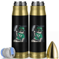 67 Cat St Patricks Day Bullet Tumbler Funny Cat Driver Leprechaun Meme
