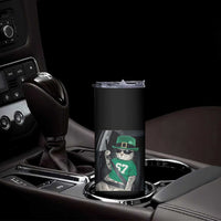 67 Cat St Patricks Day Skinny Tumbler Funny Cat Driver Leprechaun Meme