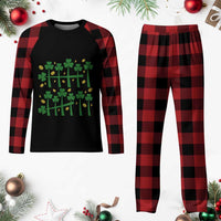 67 St Patricks Day Plaid Pajama Set Funny Six Seven Gen Alpha Meme