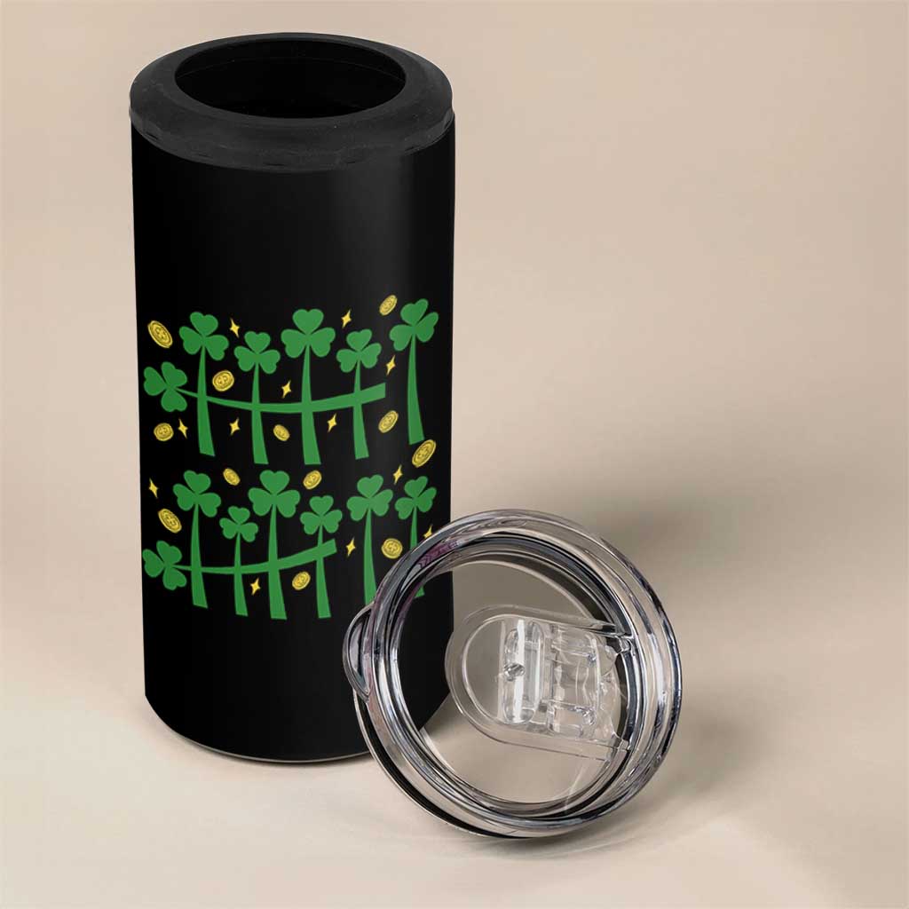 67 St Patricks Day 4 in 1 Can Cooler Tumbler Funny Six Seven Gen Alpha Meme